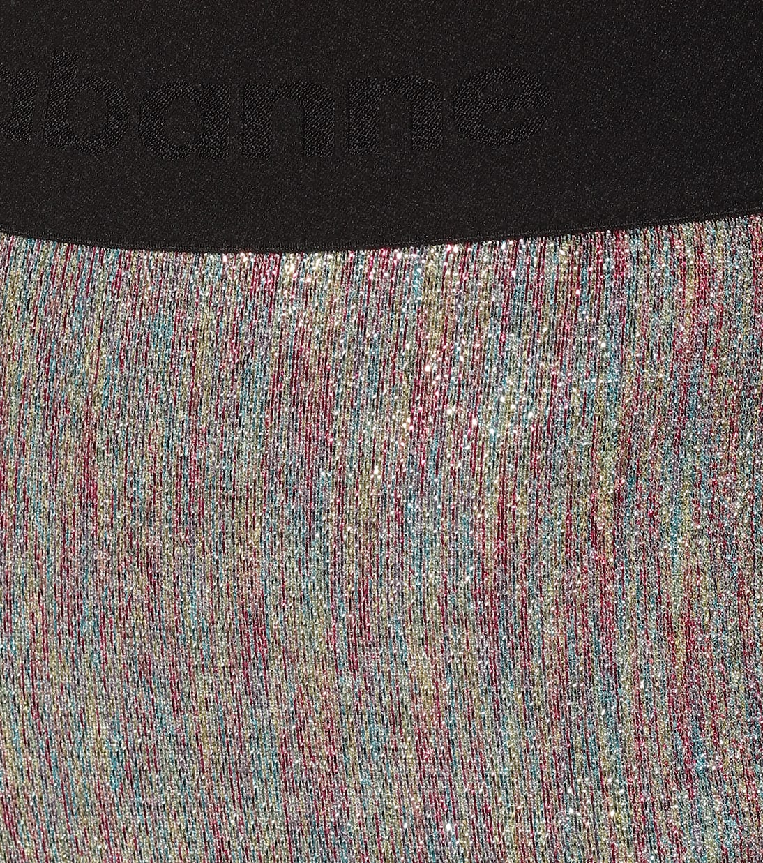 Bodyline leggings de punto metalizados | Rabanne