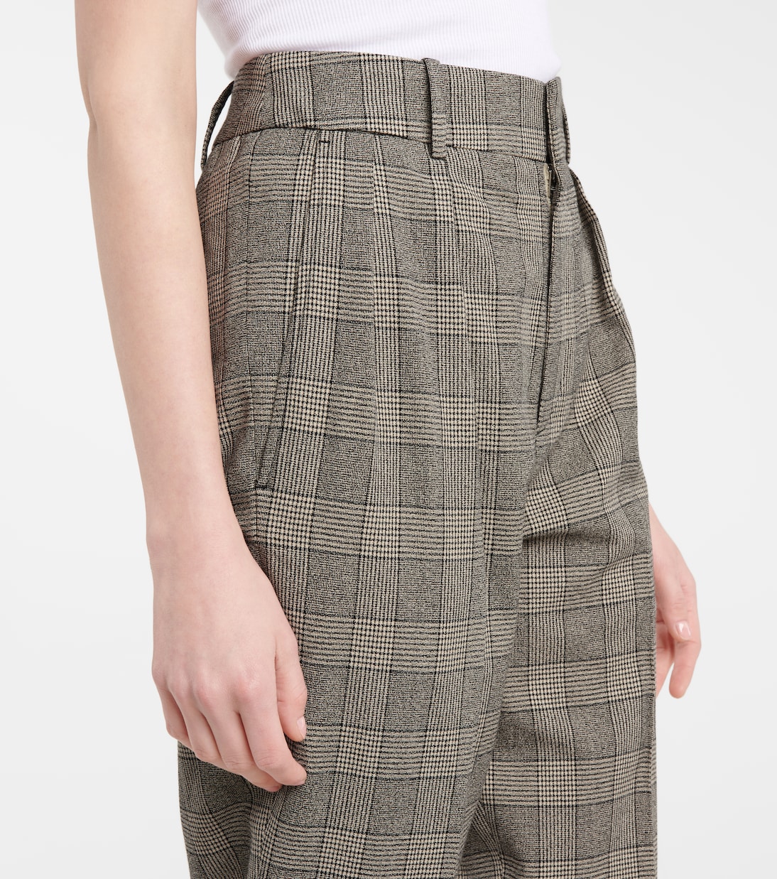 Pantalones Oceyo tapered a cuadros | Isabel Marant