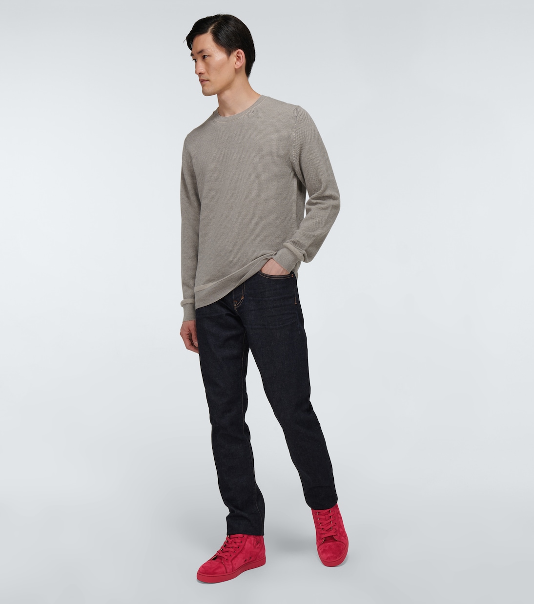 Sneakers Louis Orlato in suede | Christian Louboutin