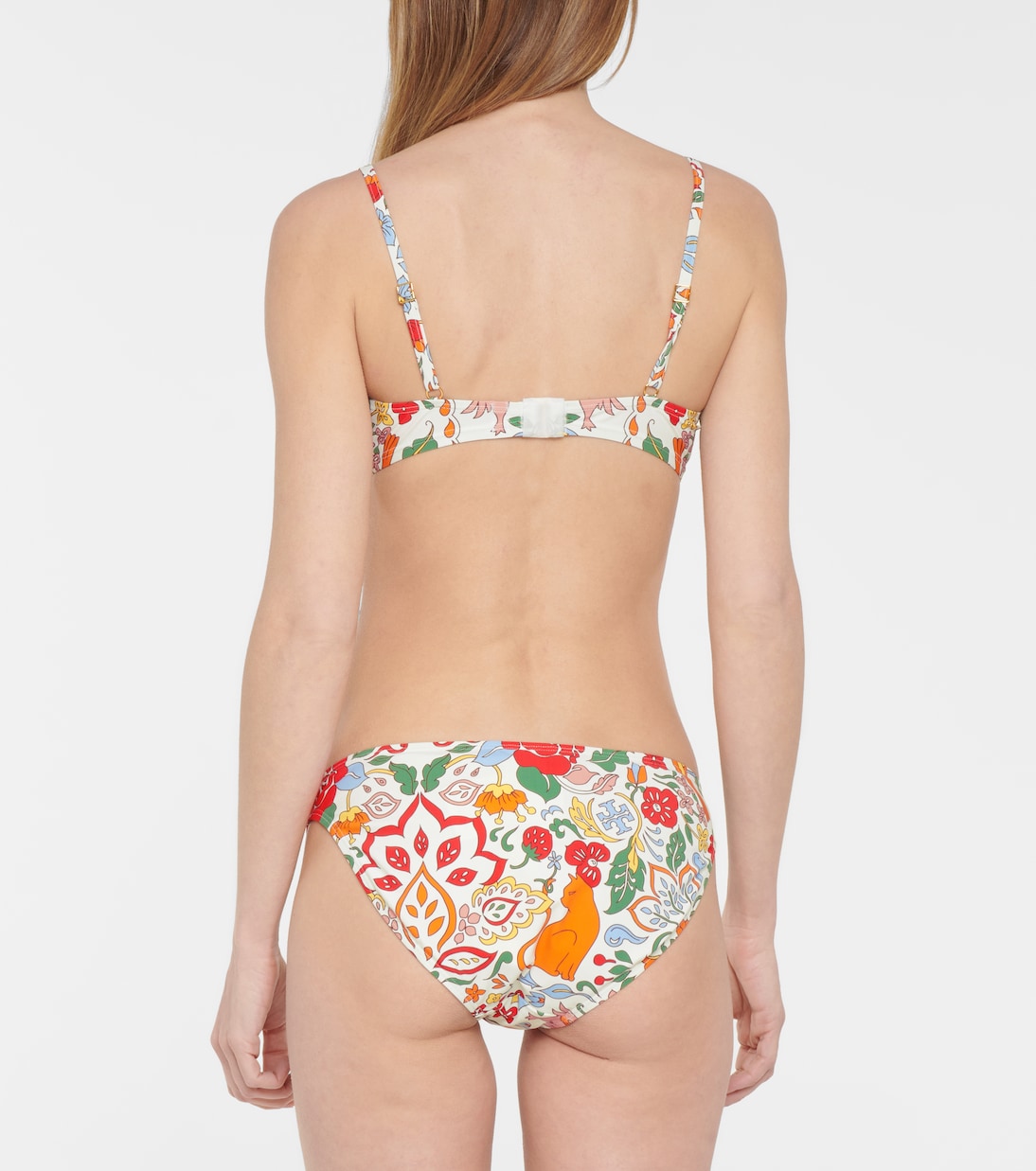 Floral low-rise bikini bottoms | Tory Burch