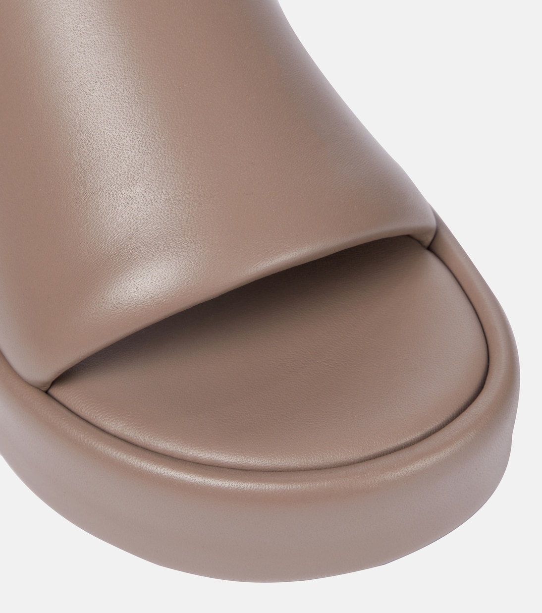 Rise leather platform slides | Balenciaga