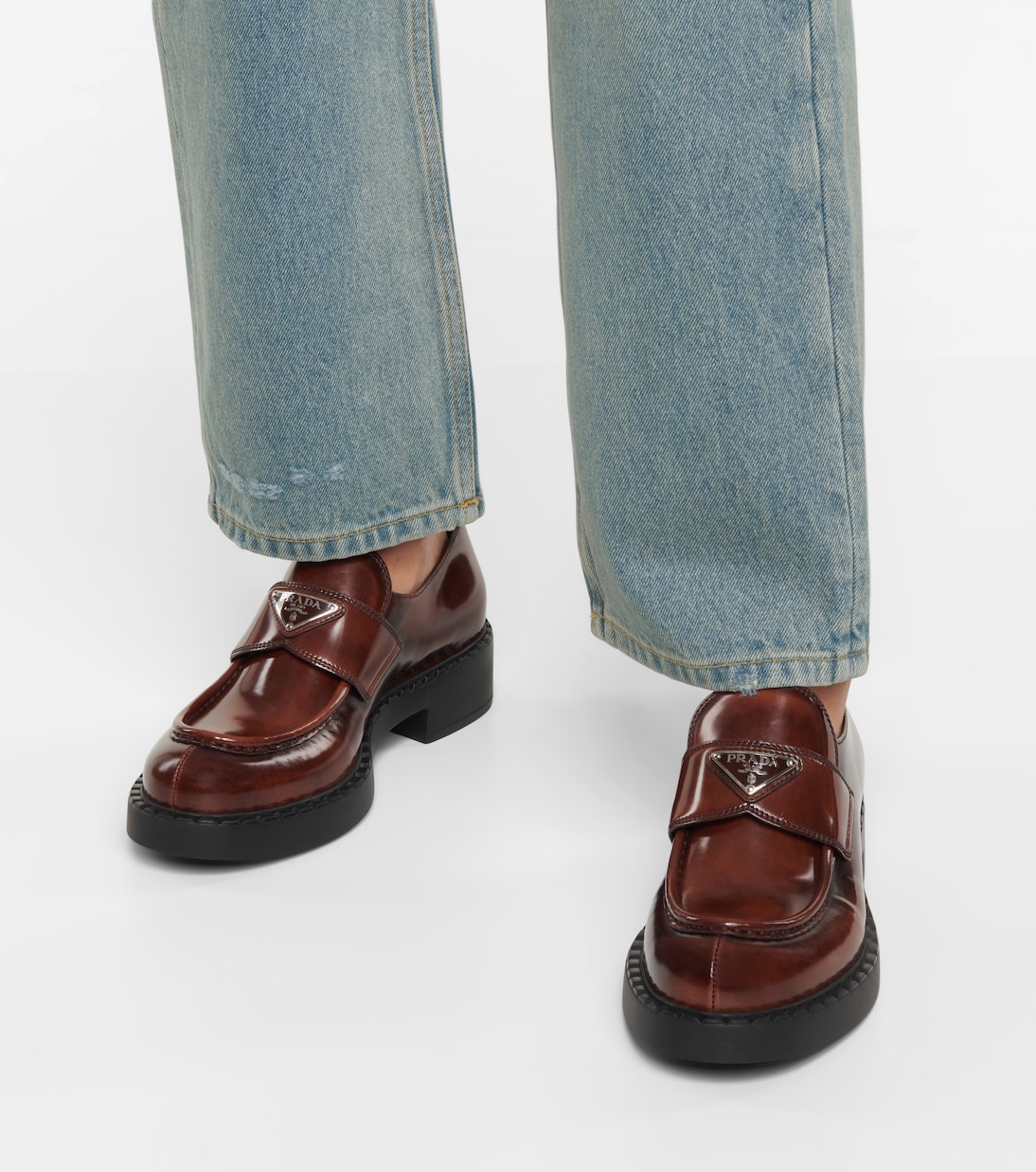 Mocassini in pelle | Prada