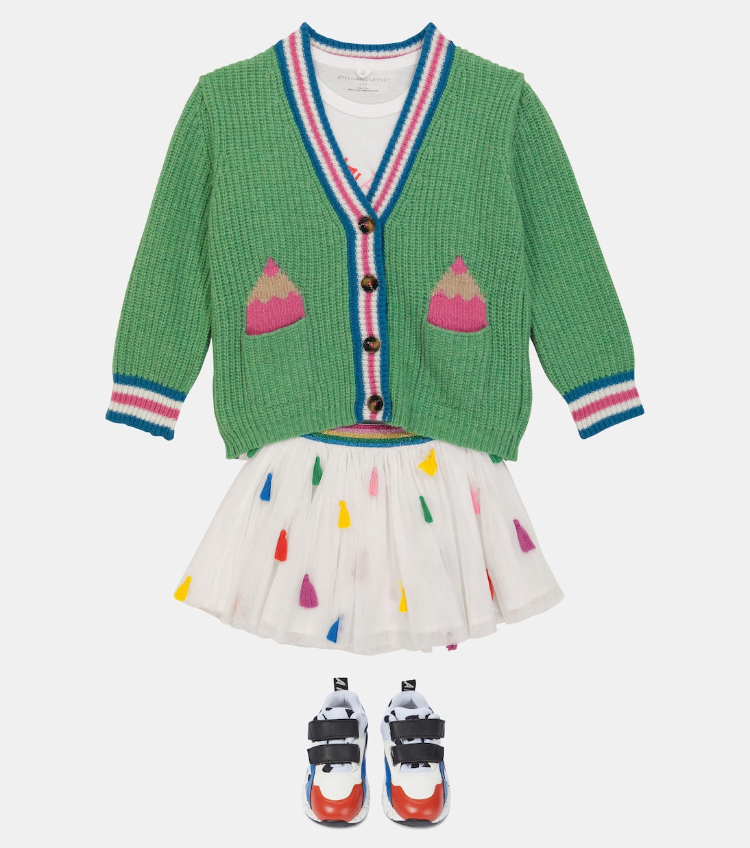 Verzierter Rock aus Tüll | Stella McCartney Kids