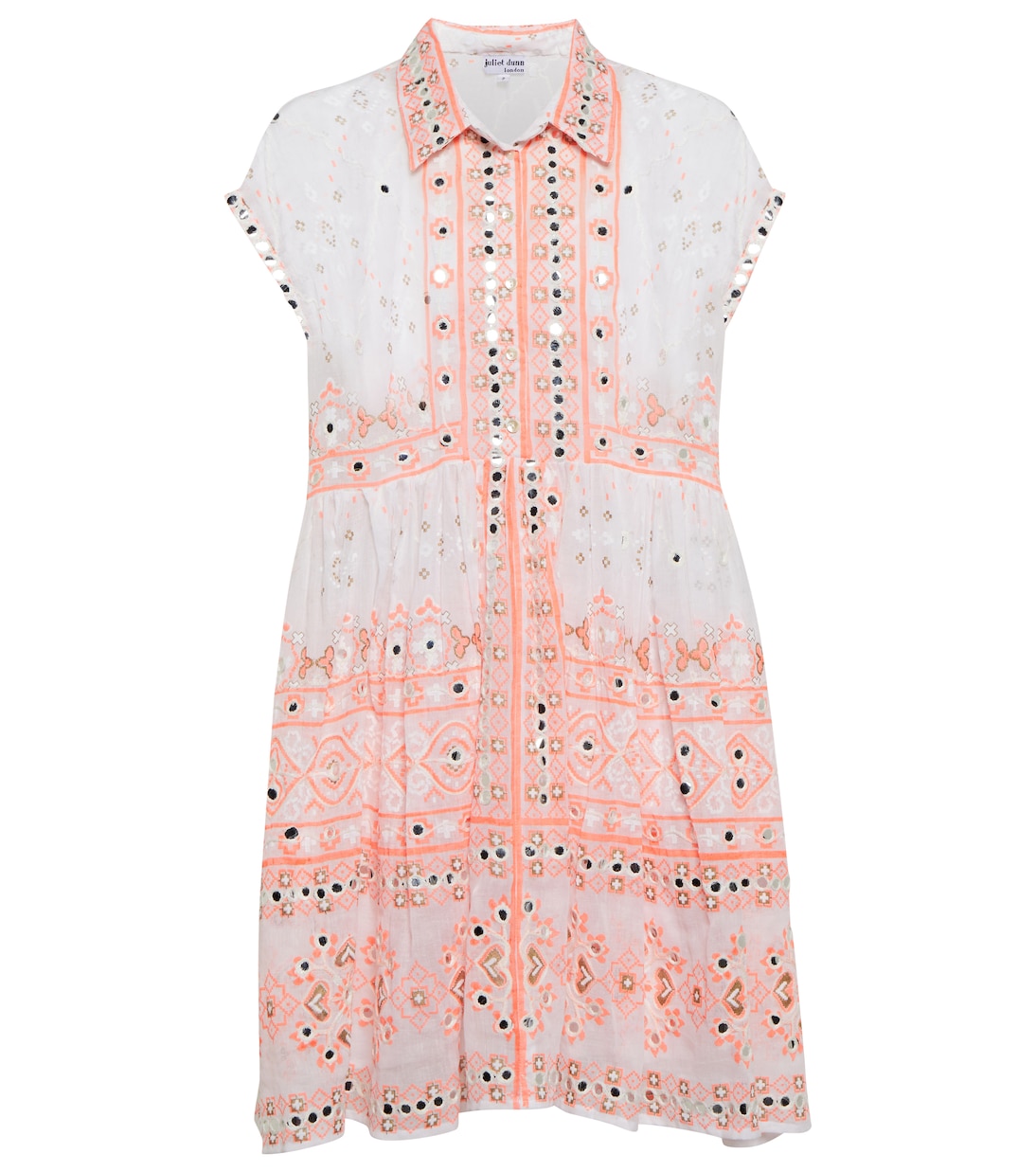 Miniabito in cotone con paillettes | Juliet Dunn