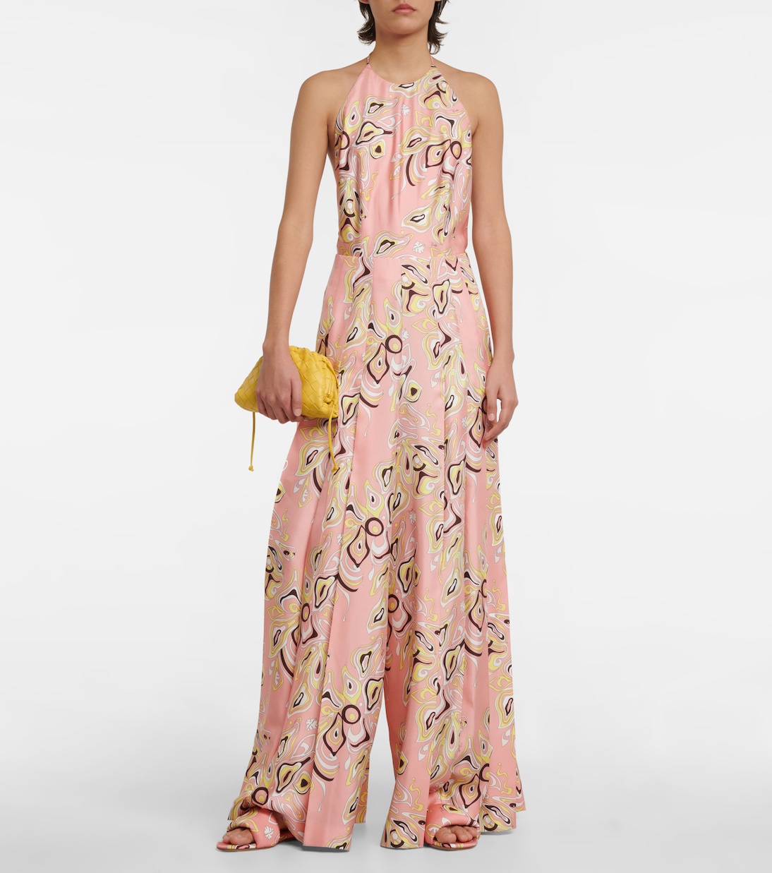 Mono ancho de seda con estampado | Pucci