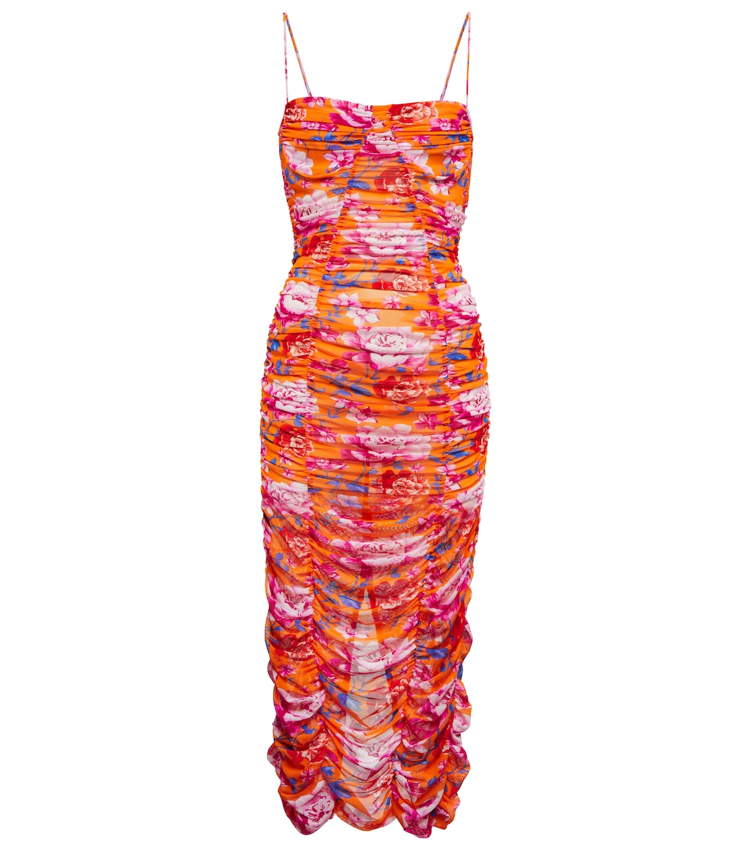 Bedrucktes Midikleid aus Mesh | Magda Butrym