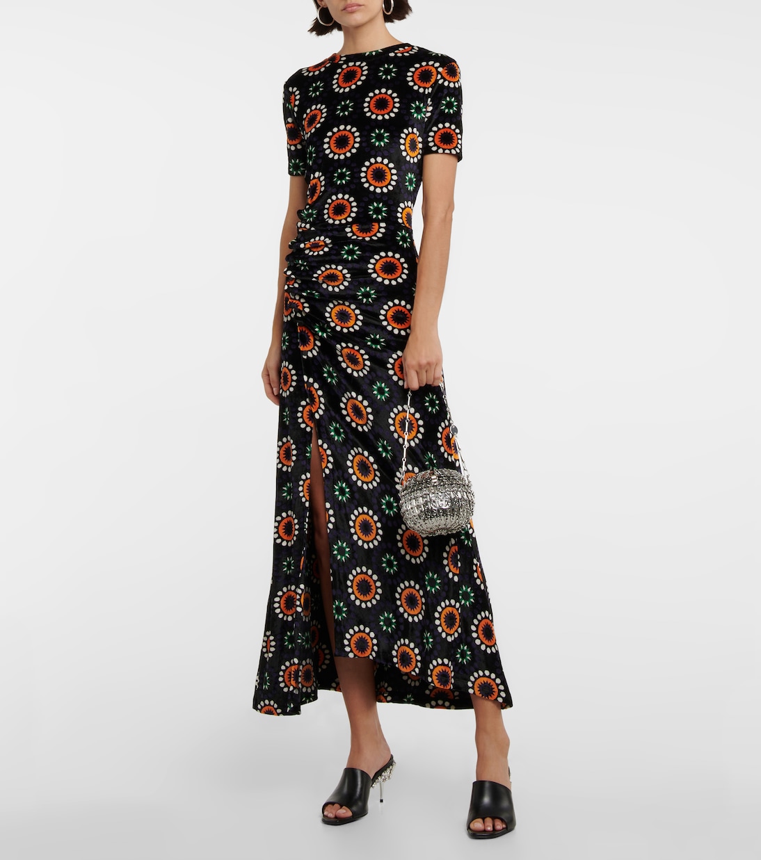 Borsa a spalla 1969 Ball in metallo | Rabanne