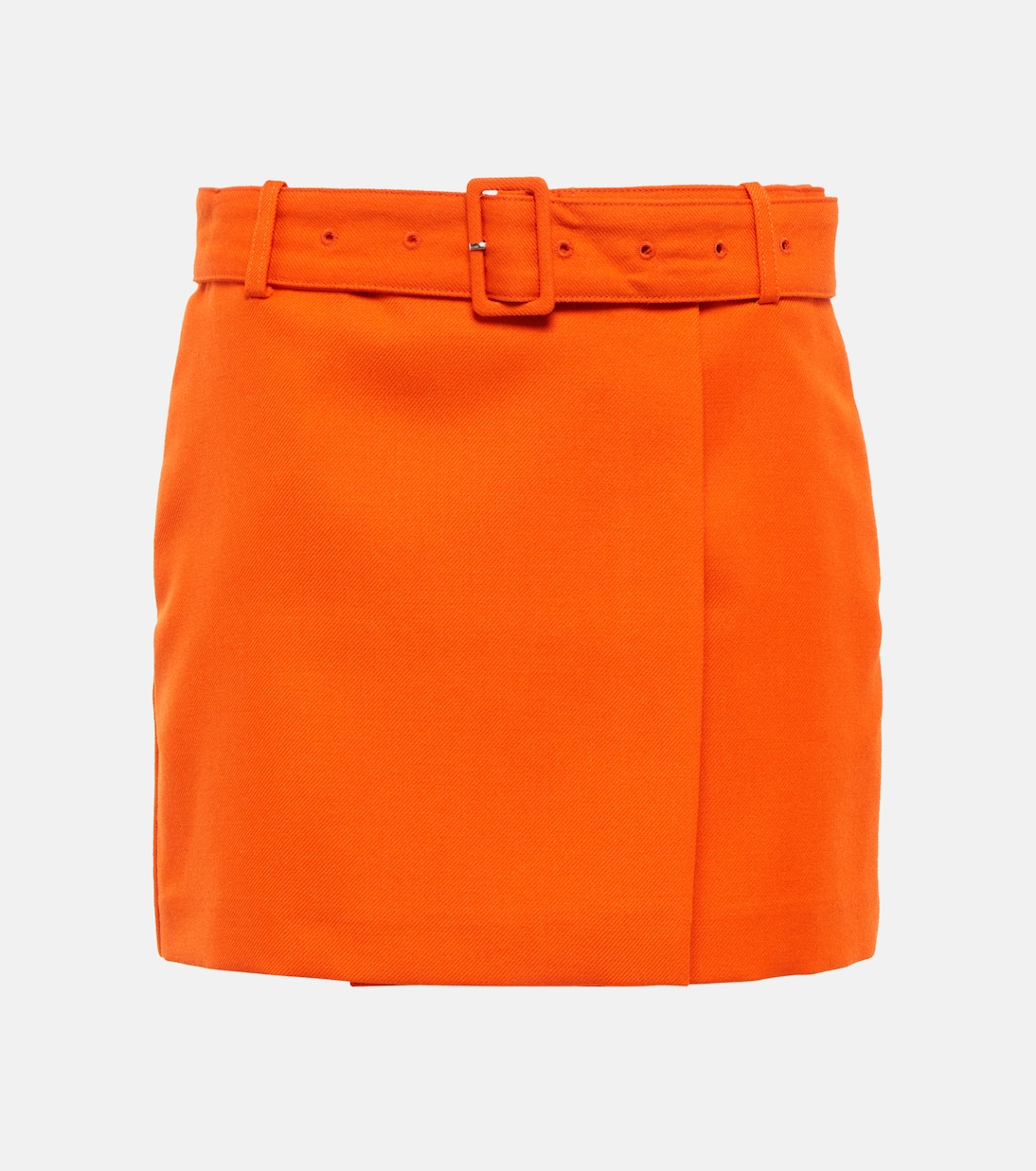 Belted virgin wool miniskirt | Ami Paris