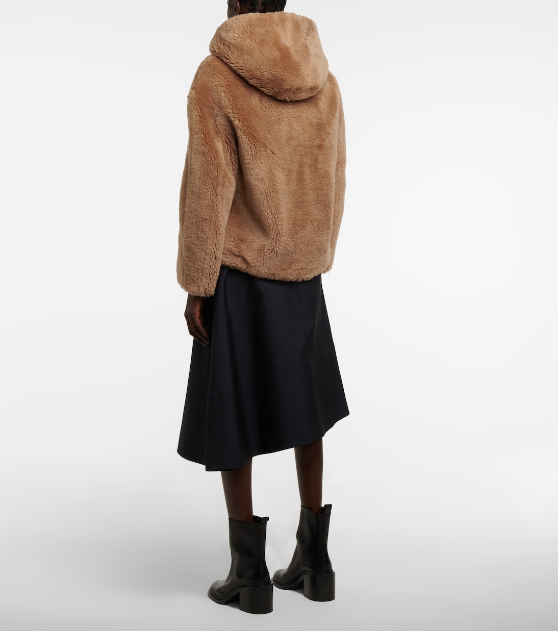 Hooded wool jacket | Yves Salomon