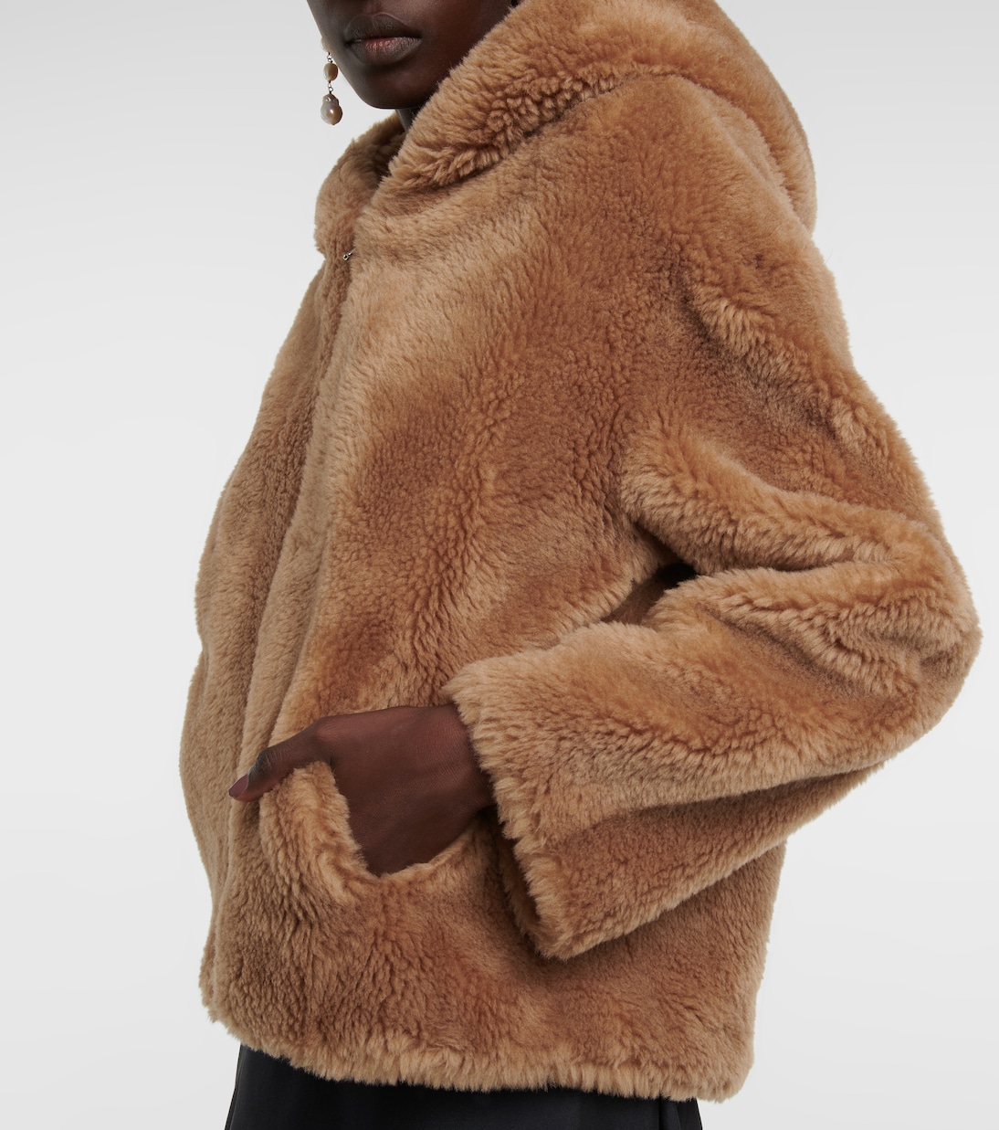Hooded wool jacket | Yves Salomon