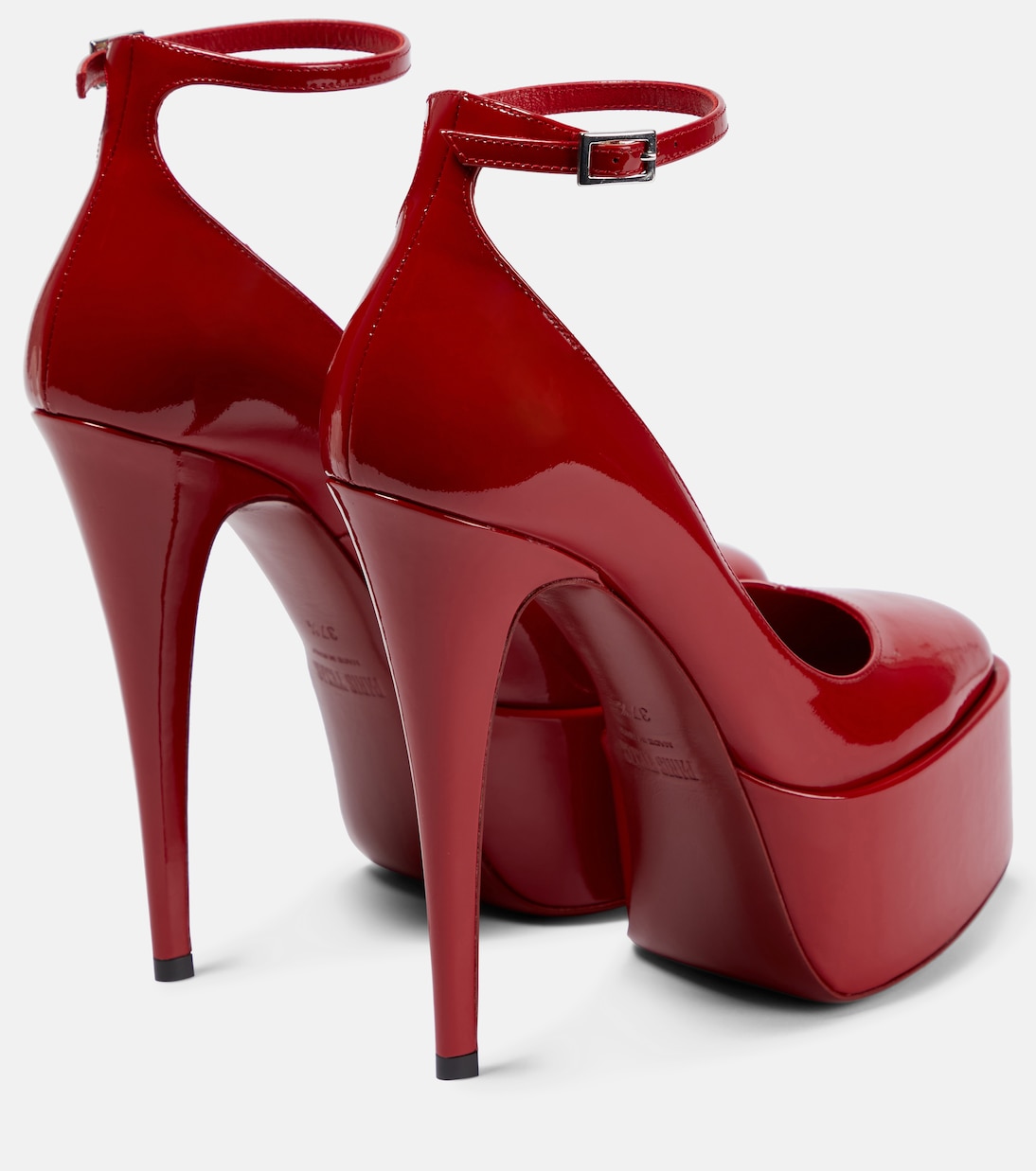 Nancy patent leather platform pumps | Paris Texas