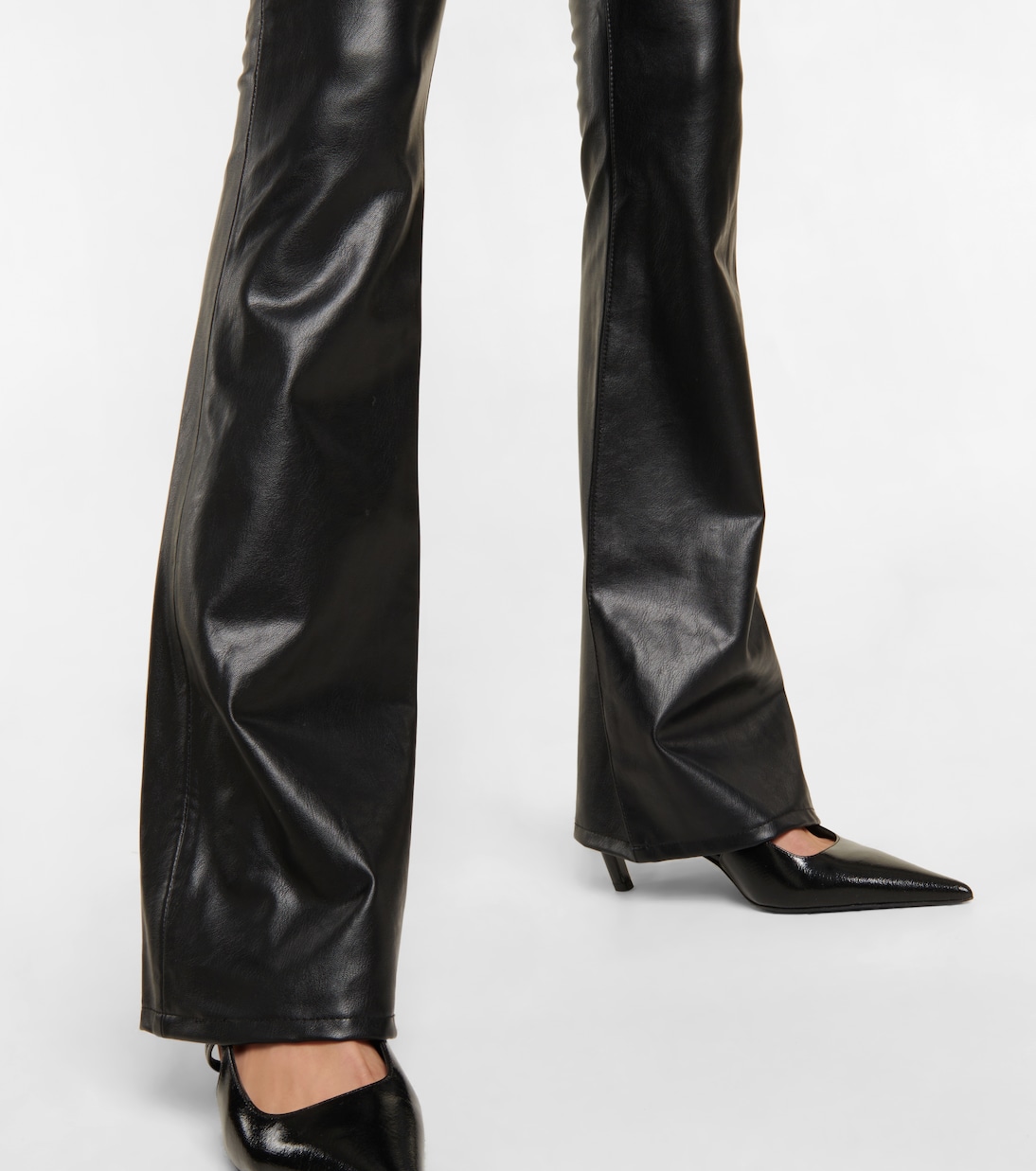 Pantalon Beverly en cuir synthétique | Veronica Beard
