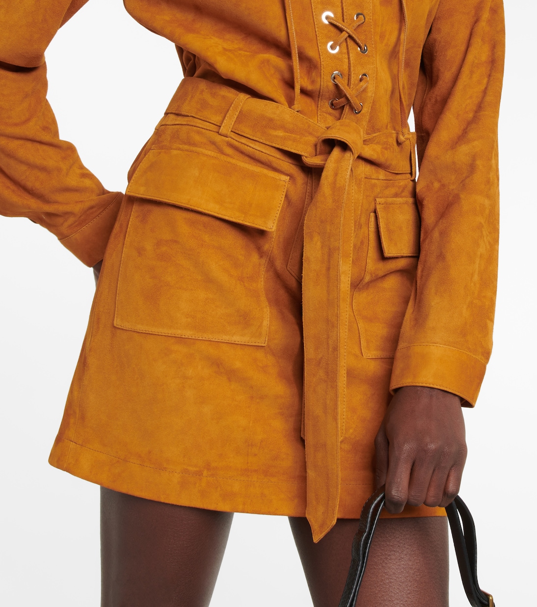 Marina suede minidress | Dodo Bar Or