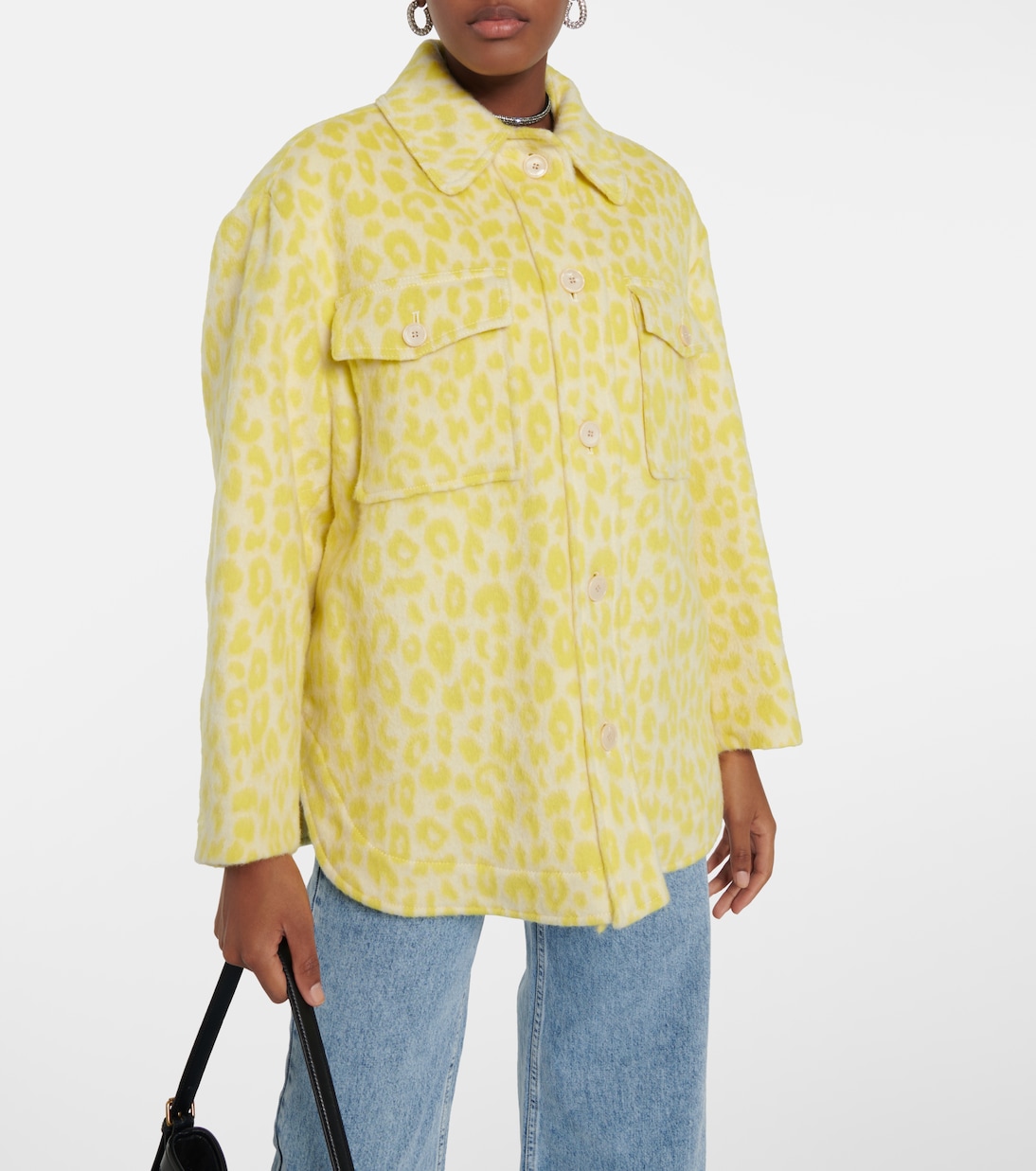 Printed virgin wool overshirt | Isabel Marant