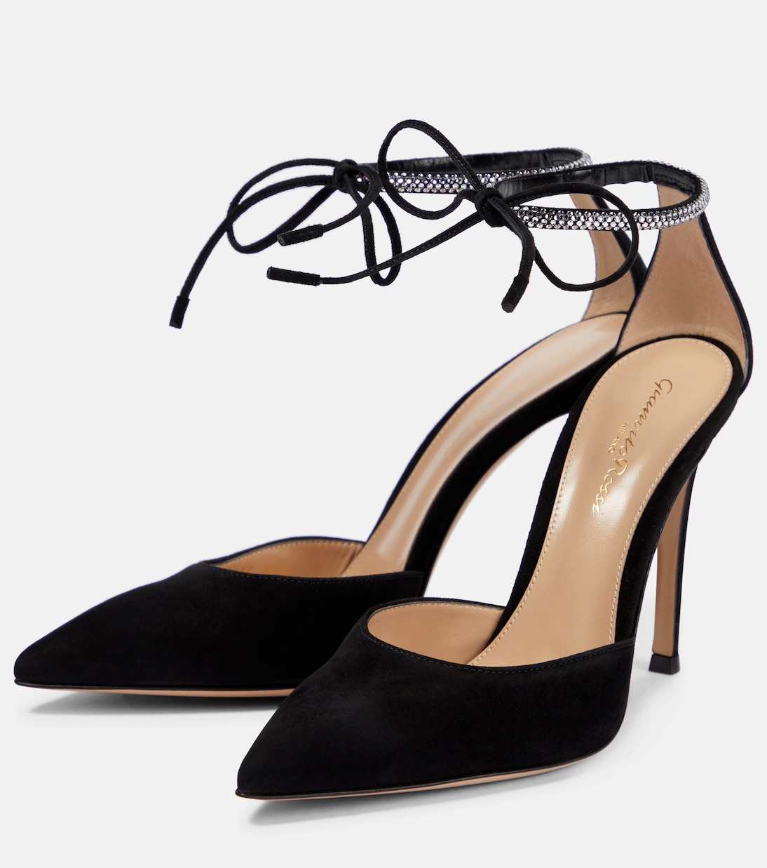 Montecarlo D'Orsay 105 suede pumps | Gianvito Rossi