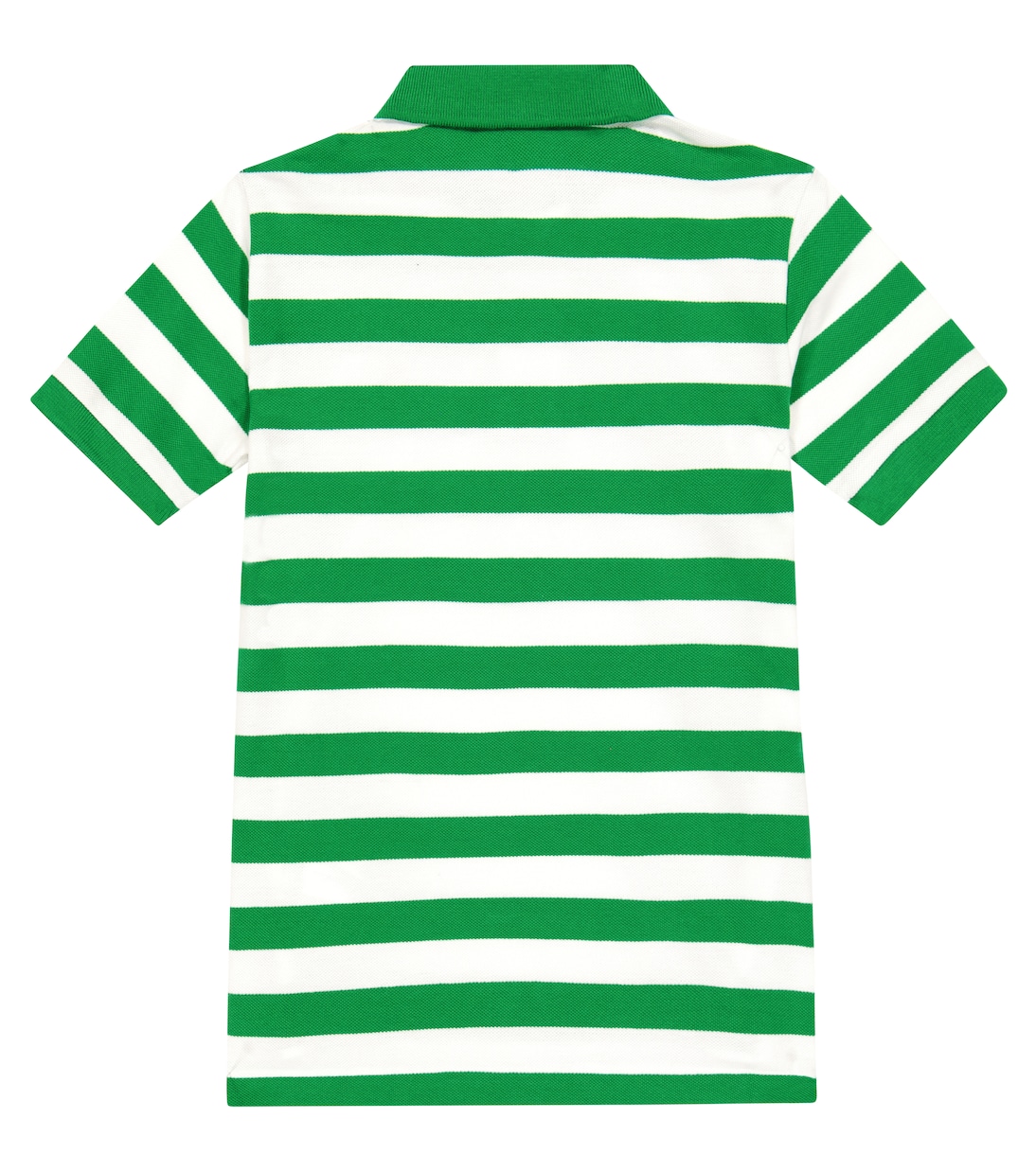 Striped cotton polo shirt in green Polo Ralph Lauren Kids Mytheresa