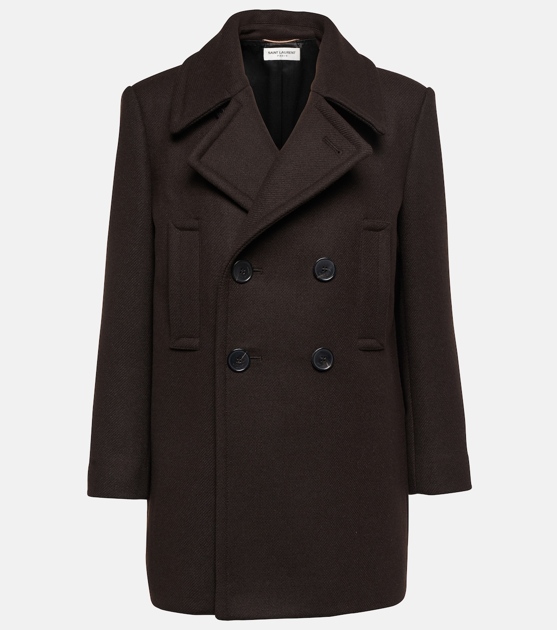 Giacca Saint Laurent in Gabardine di Lana per Giovani Stilisti
