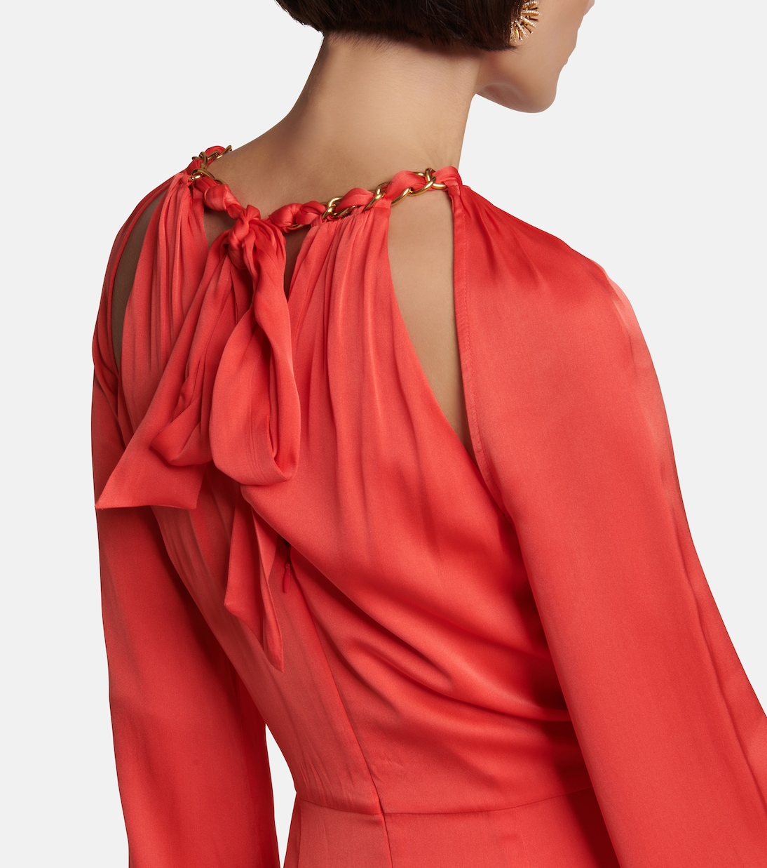 Fayla chain cutout midi dress | Veronica Beard