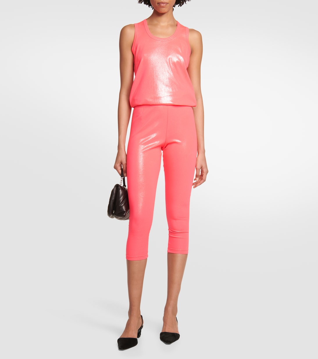Leggings cropped de tiro alto | Junya Watanabe