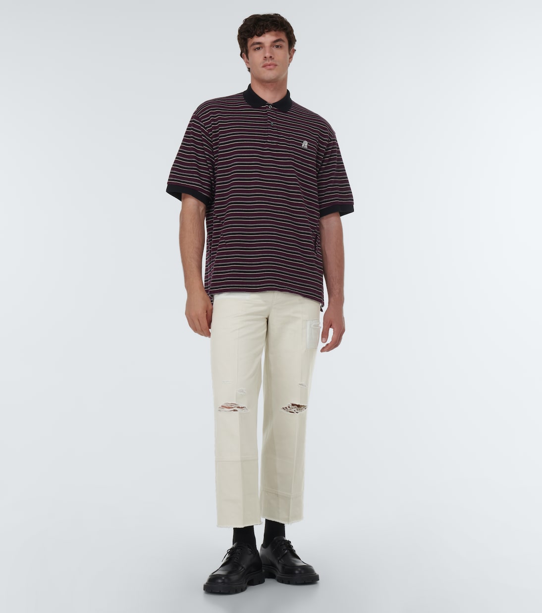 Polo de algodón a rayas | Undercover