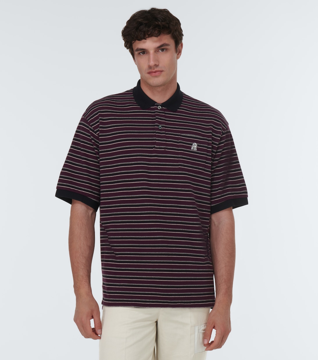 Polo de algodón a rayas | Undercover