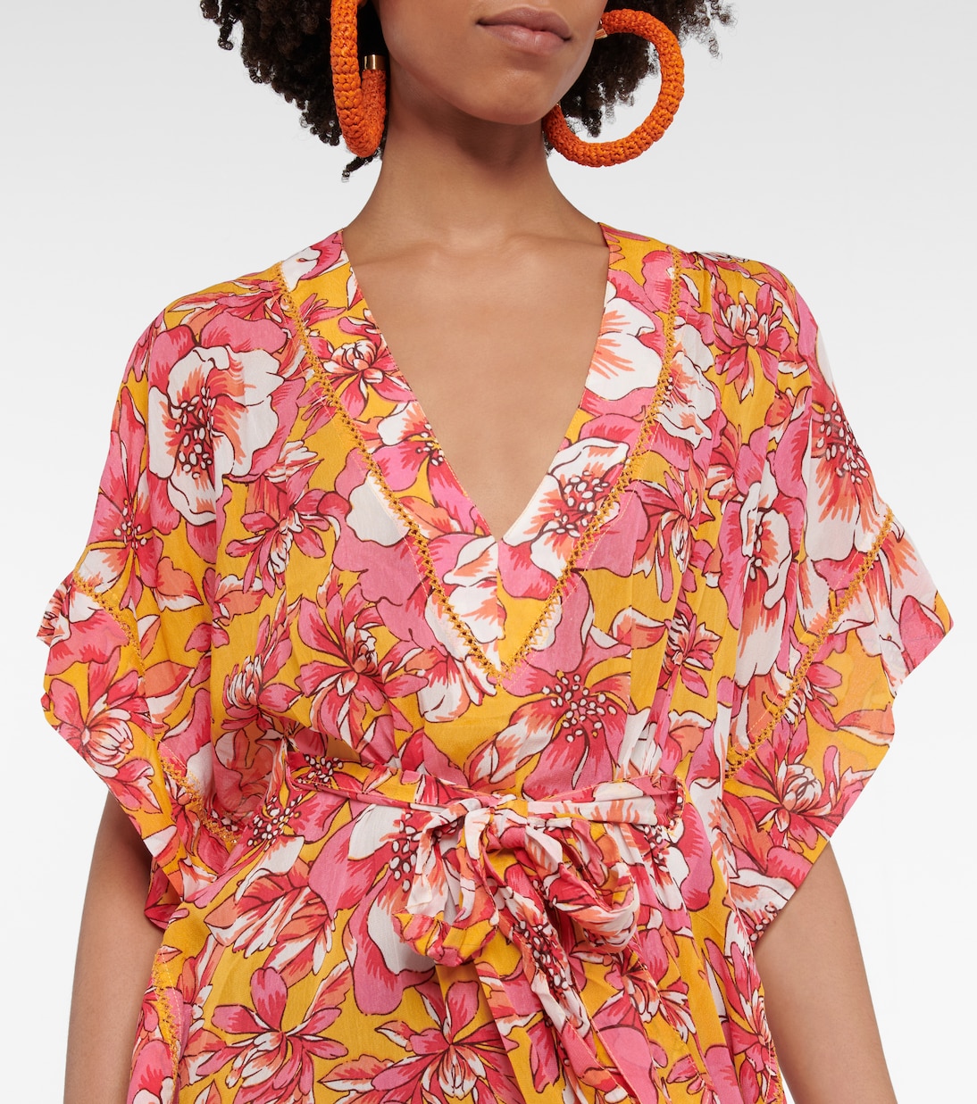 Caftán Andrea floral | Poupette St Barth