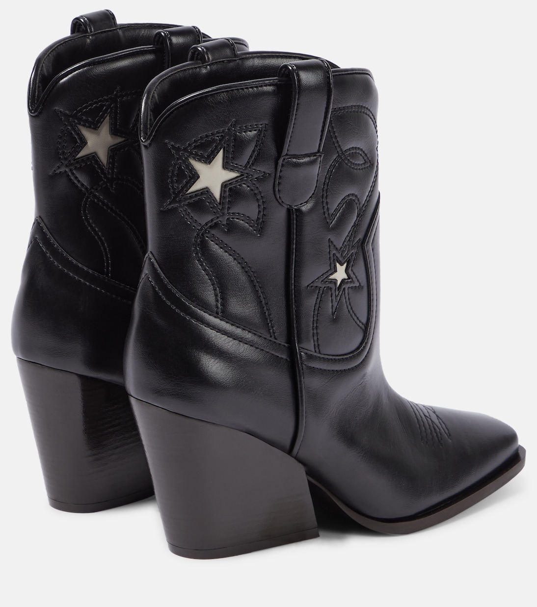 Bottines brodées en cuir synthétique | Stella McCartney