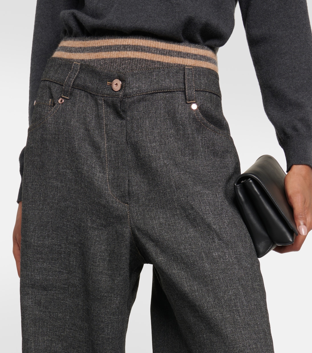Pantaloni a gamba larga | Brunello Cucinelli