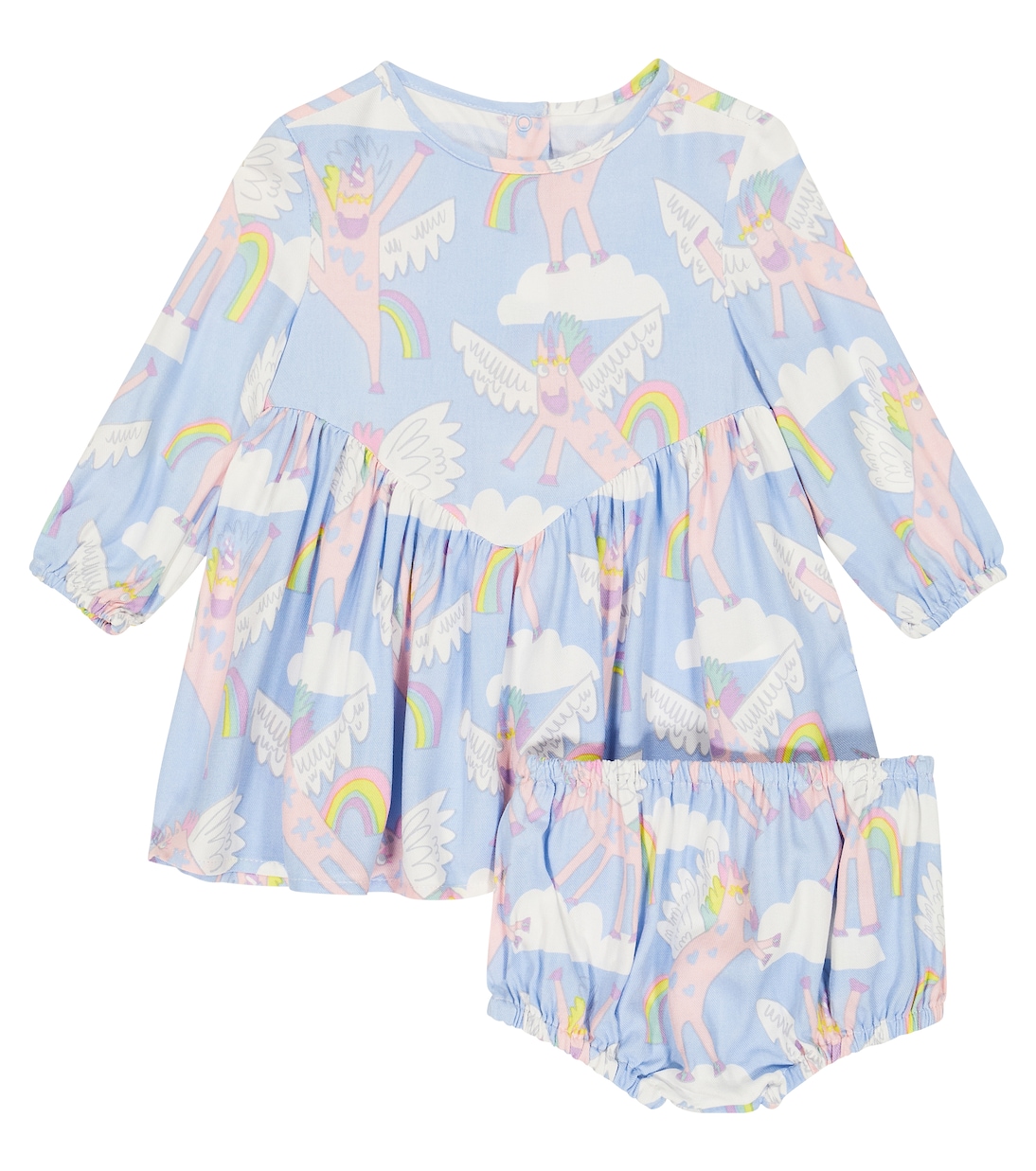 Baby printed jersey dress and bloomers | Stella McCartney Kids