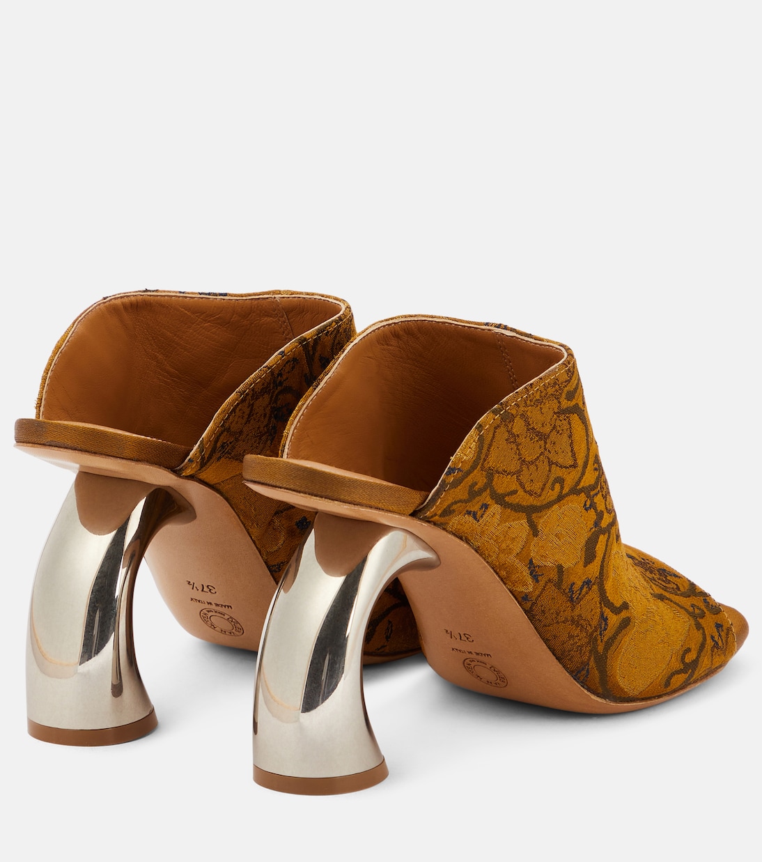 Mules en jacquard à fleurs | Dries Van Noten