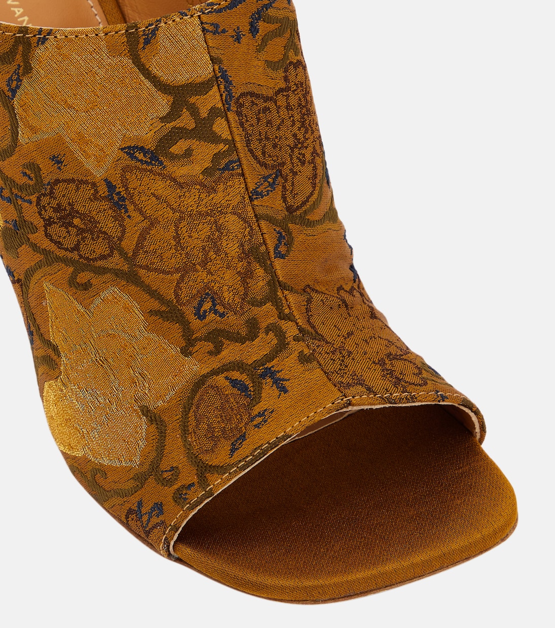 Mules en jacquard à fleurs | Dries Van Noten