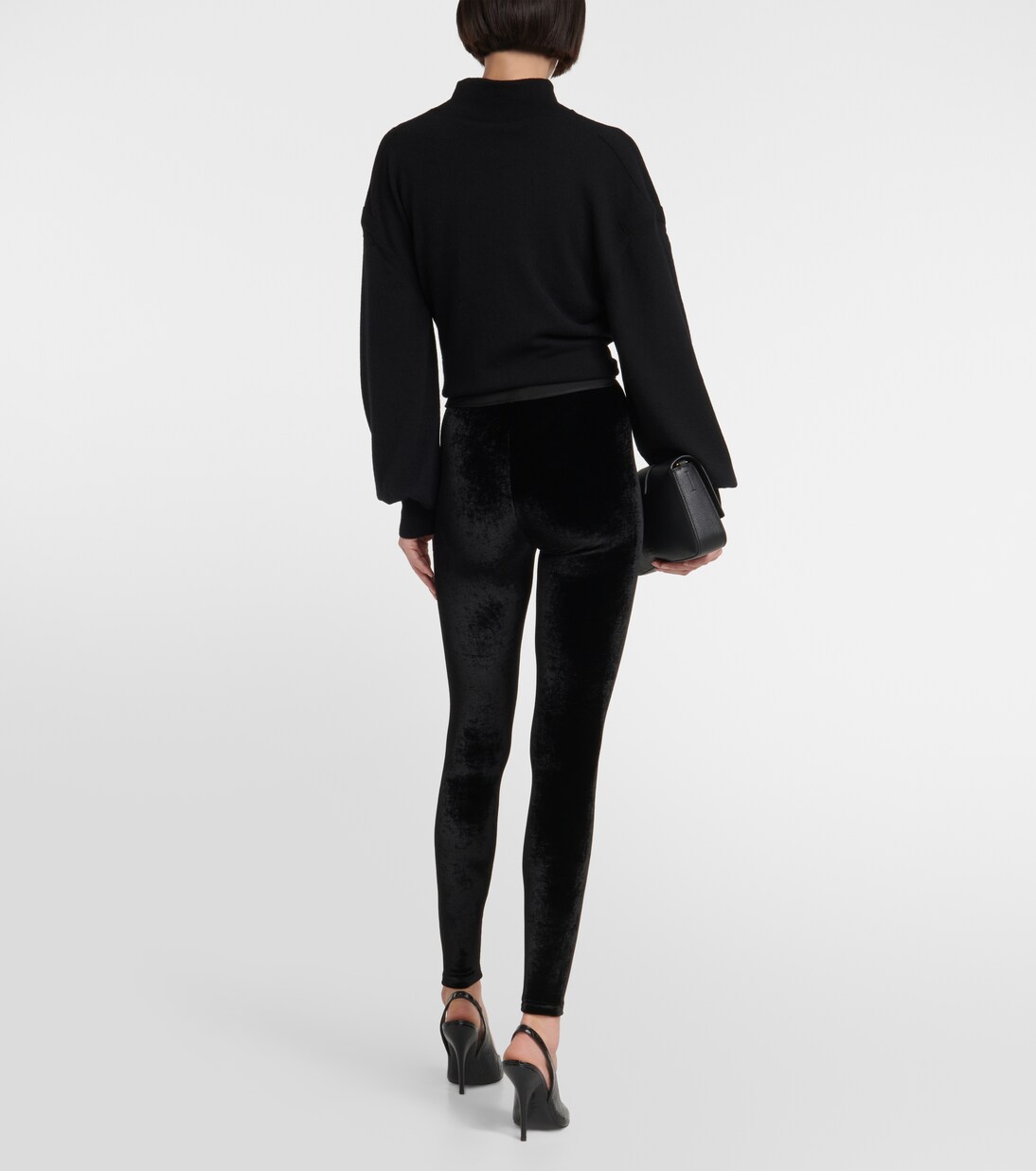 Legging en velours à logo | Tom Ford