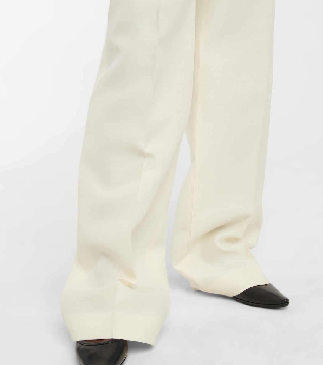 Pantalon Gordon en laine et soie | The Row