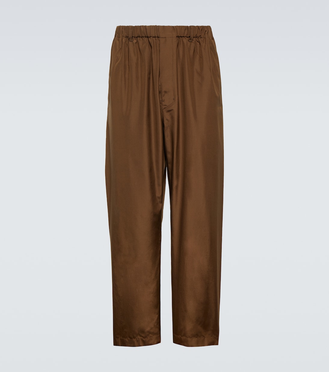 Pantalones rectos de seda | Lemaire