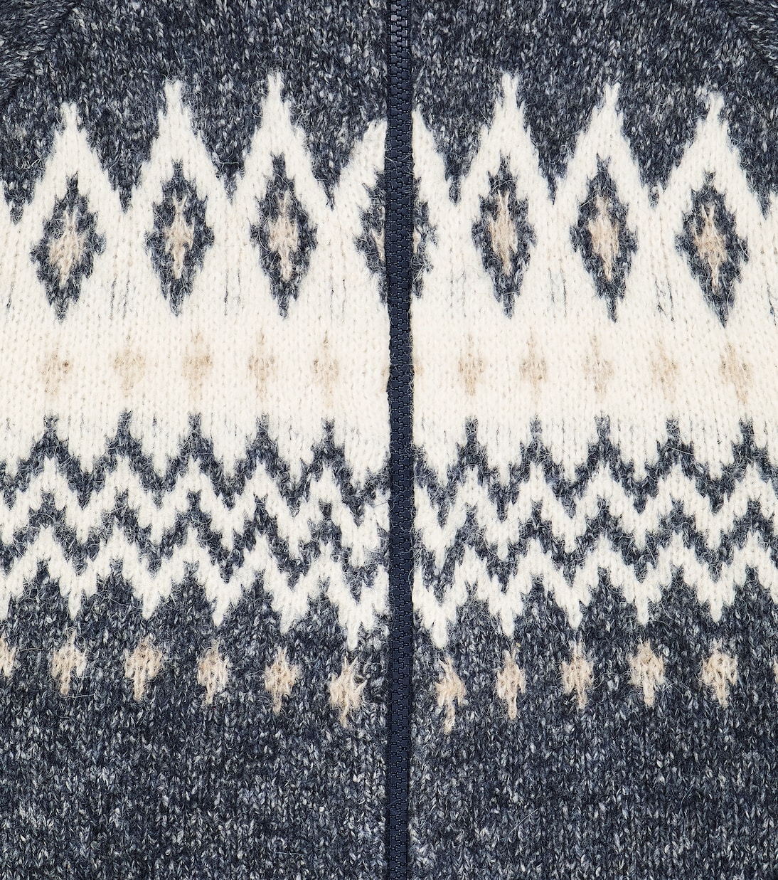 Cardigan en intarsia à motif Fair Isle | Brunello Cucinelli Kids