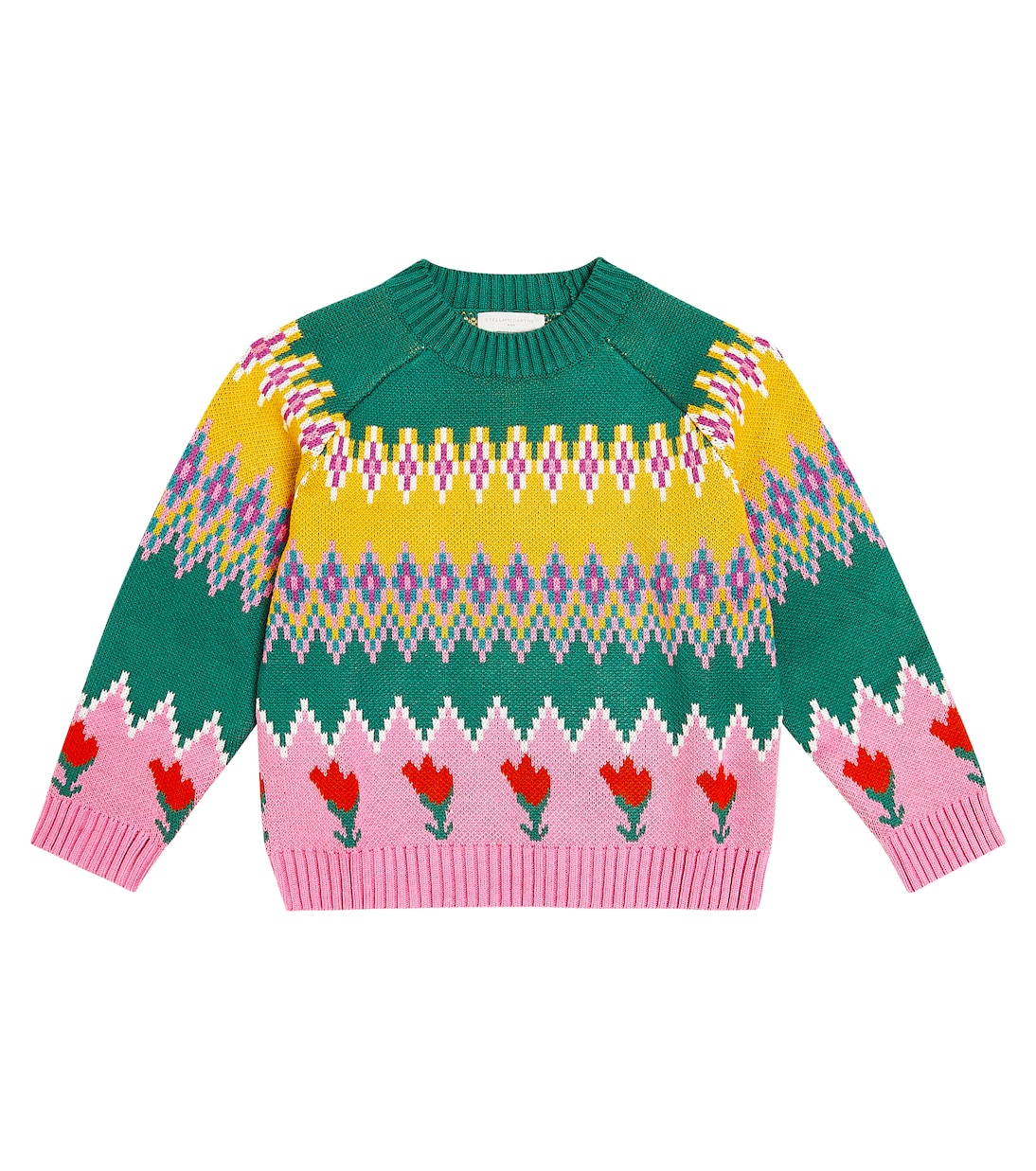 Pullover in misto cotone e lana | Stella McCartney Kids