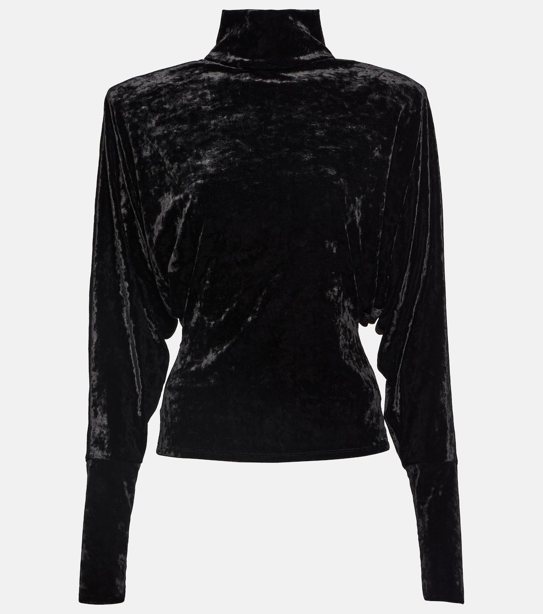 Draped velvet top  | Alexandre Vauthier