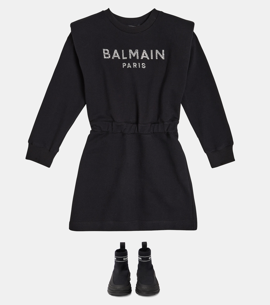 Botas calcetín con logo | Balmain Kids