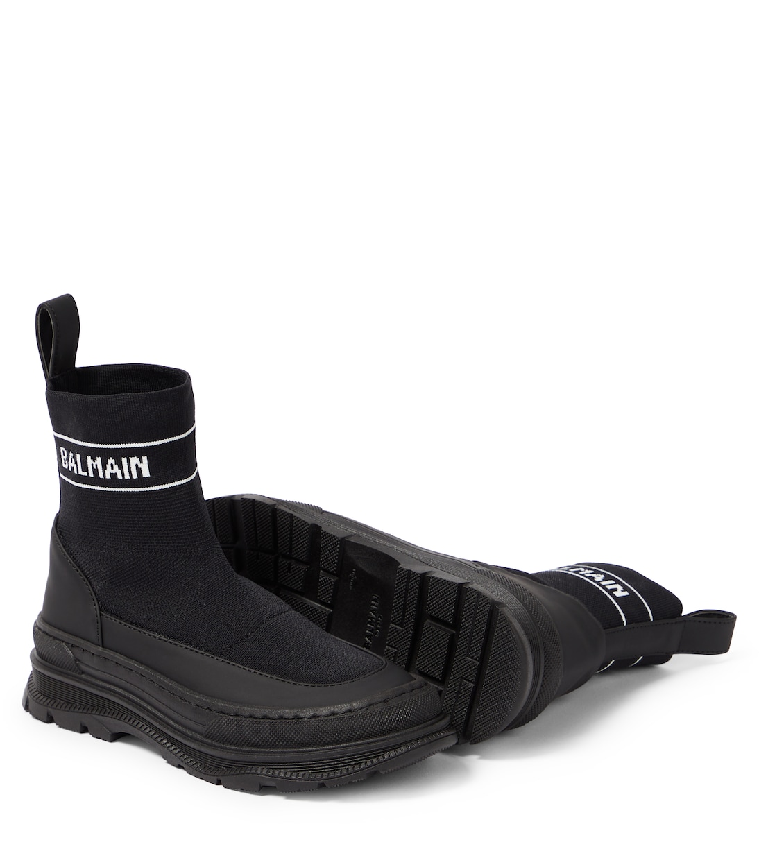 Botas calcetín con logo | Balmain Kids