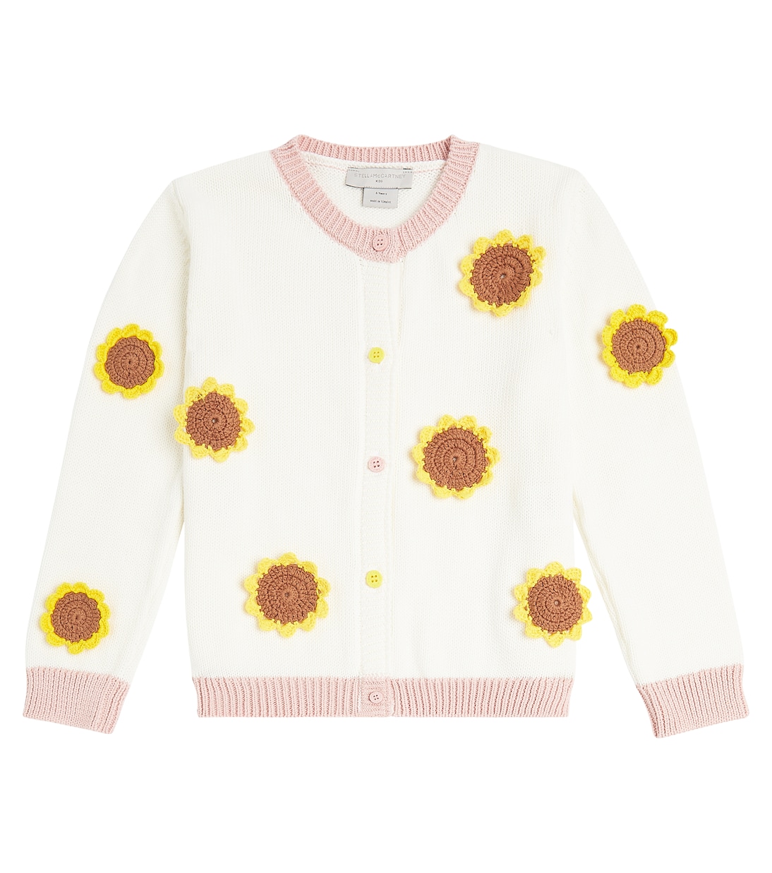 Cárdigan de algodón adornado | Stella McCartney Kids