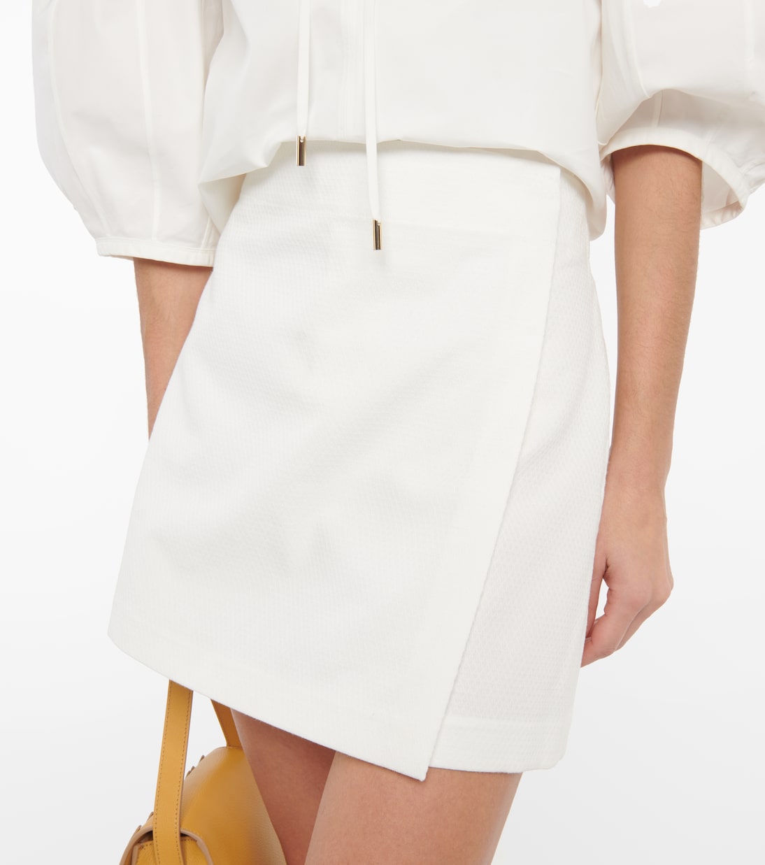 Falda pantalón de algodón de tiro alto | Chloé