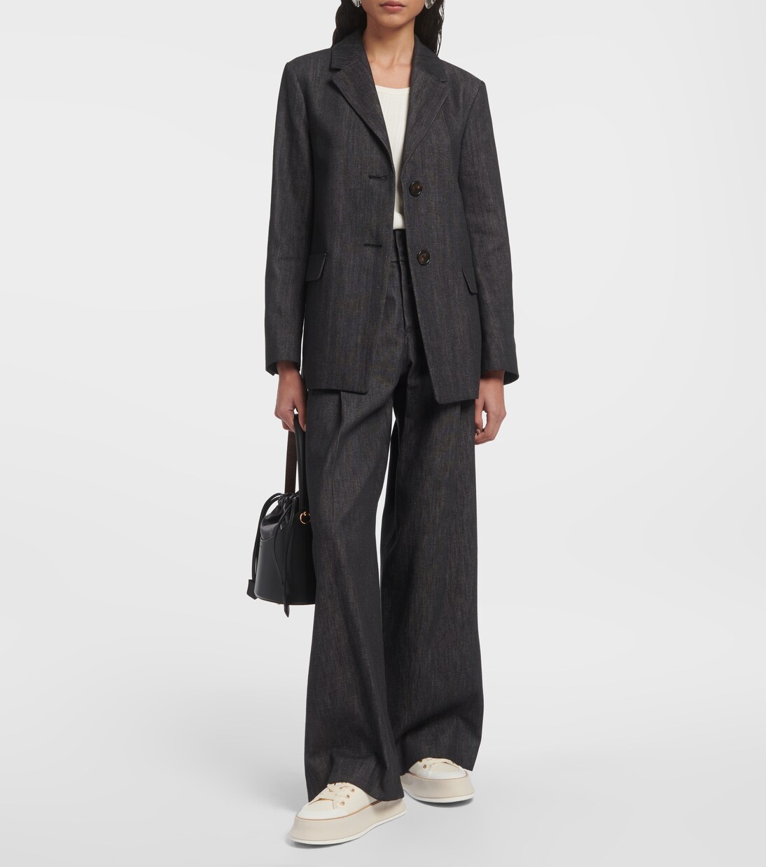 Athos chambray wide-leg pants | 'S Max Mara