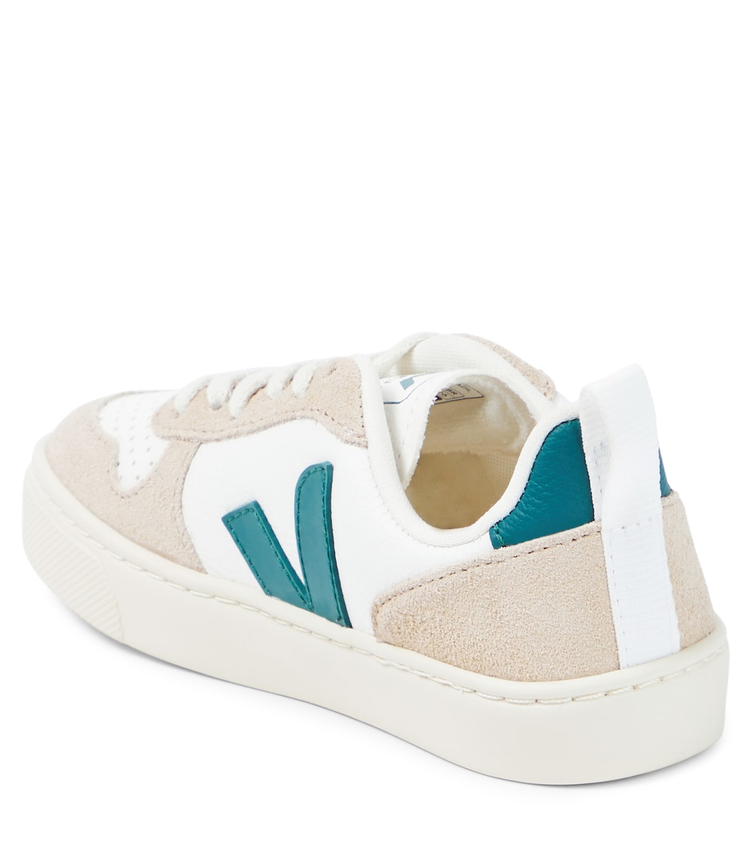 Baskets V-10 en cuir et daim | Veja Kids