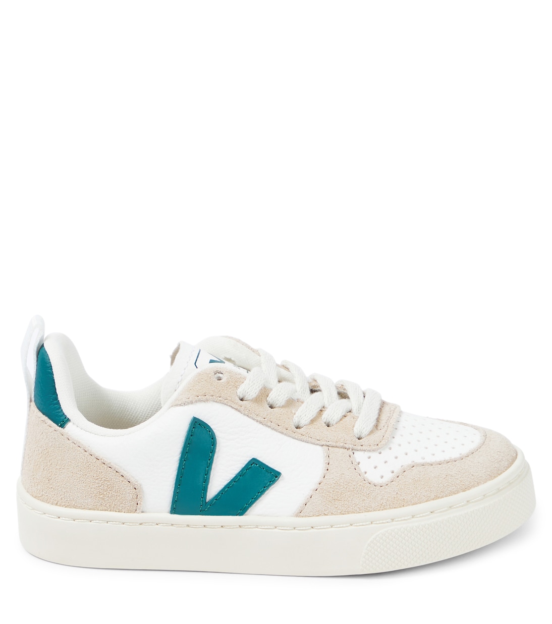 Baskets V-10 en cuir et daim | Veja Kids
