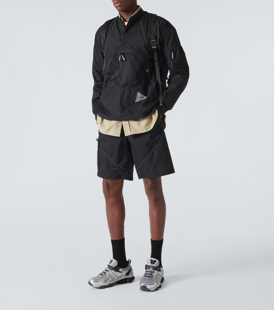 Shorts de nylon ripstop | And Wander