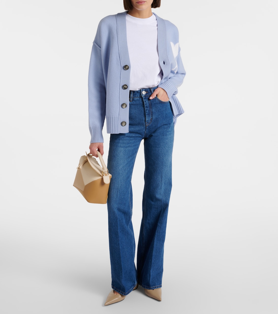 Jeans regular a vita alta | Ami Paris