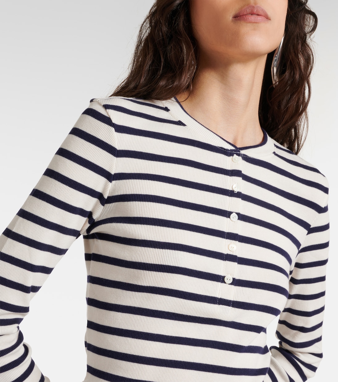 Longsleeve Jordan Henley aus Baumwolle | Nili Lotan