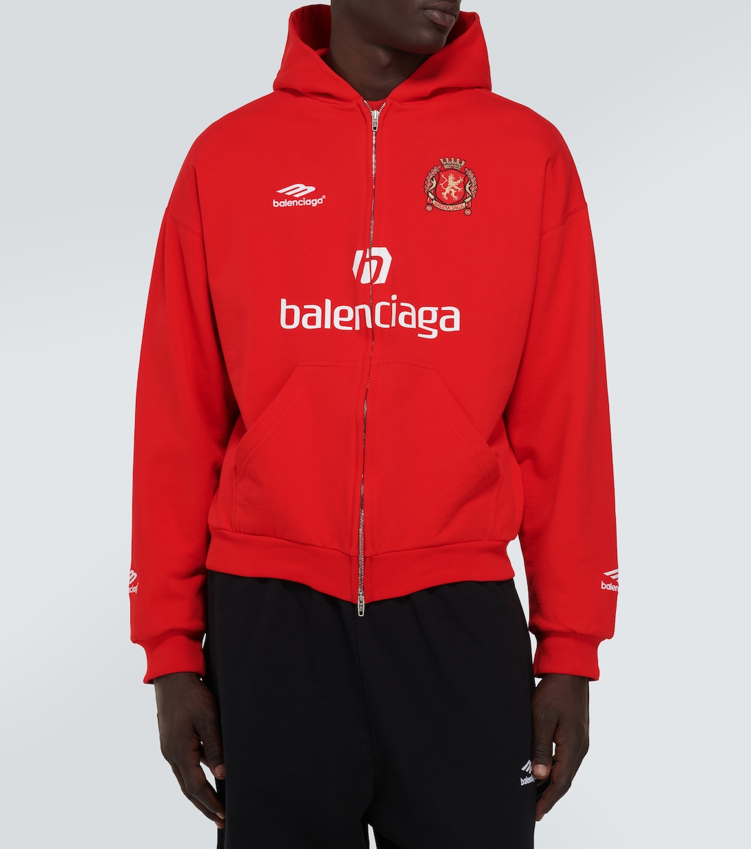 Sudadera con capucha de algodón con logo | Balenciaga
