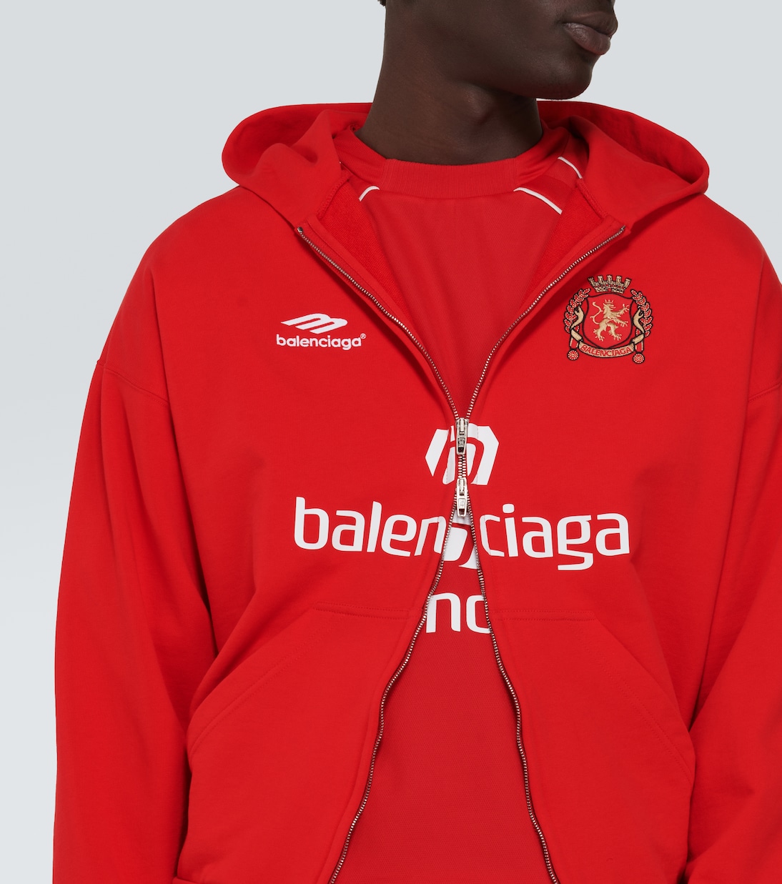 Sudadera con capucha de algodón con logo | Balenciaga