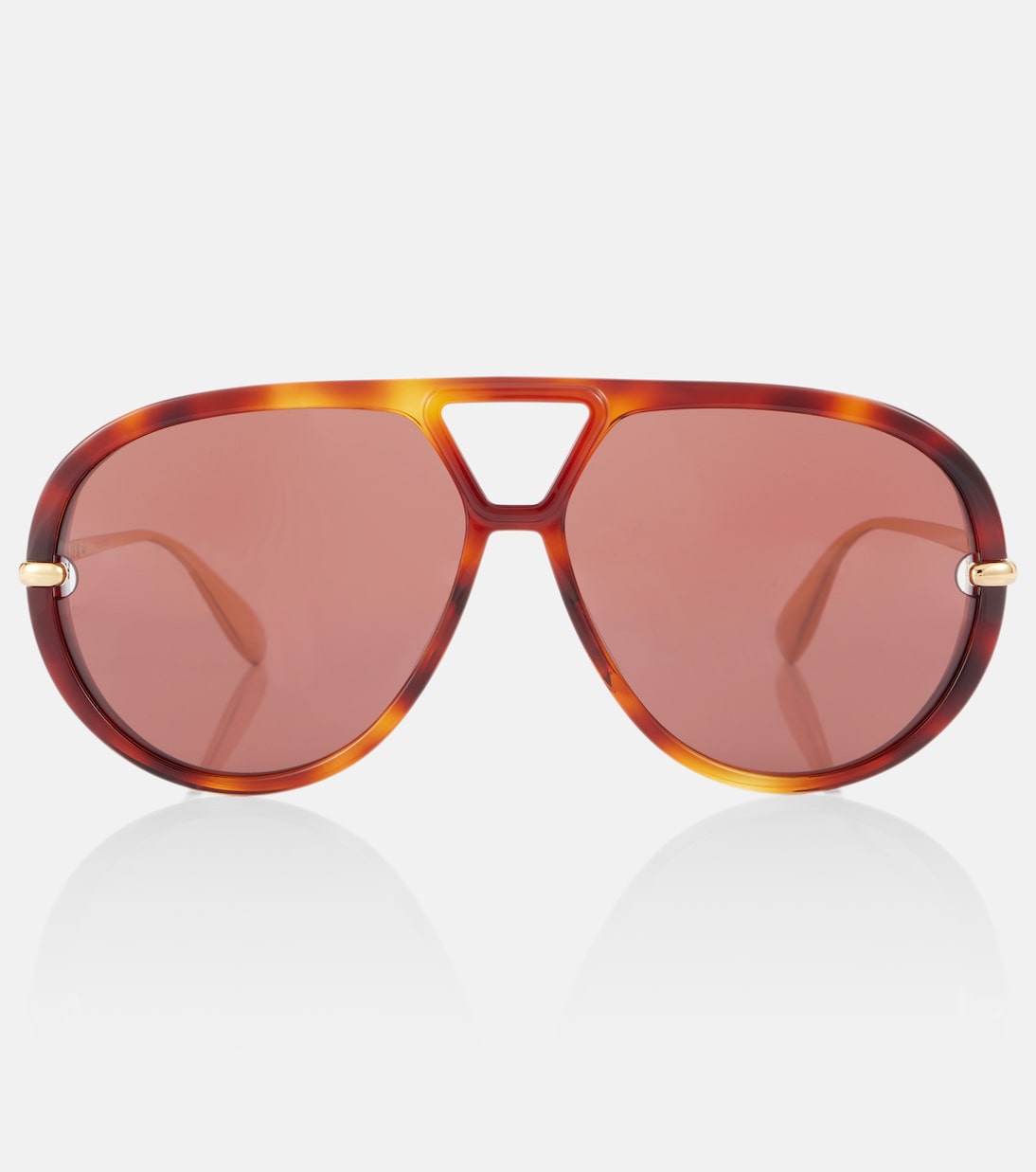 Occhiali da sole aviator Bottega Veneta: stile giovanile italiano